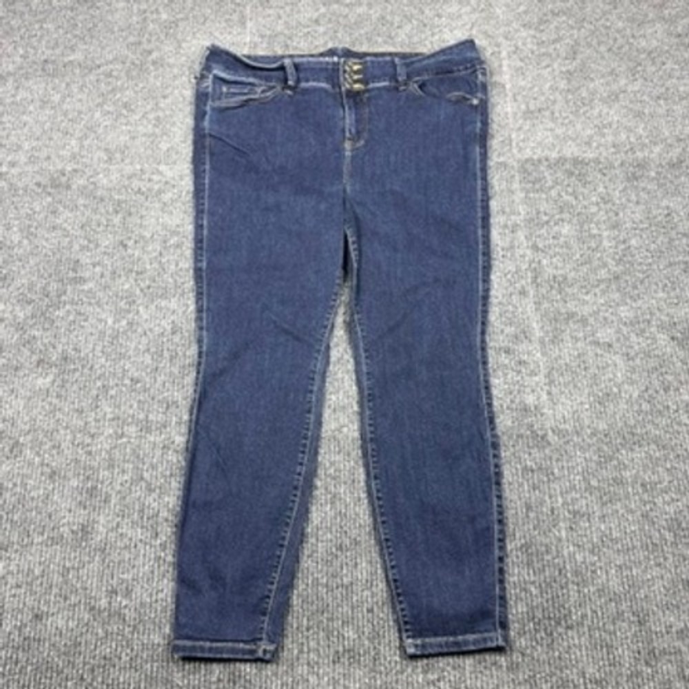 Torrid Super Soft Jegging Dark Wash Skinny Jeans 18S High Rise 3-Button 12638235